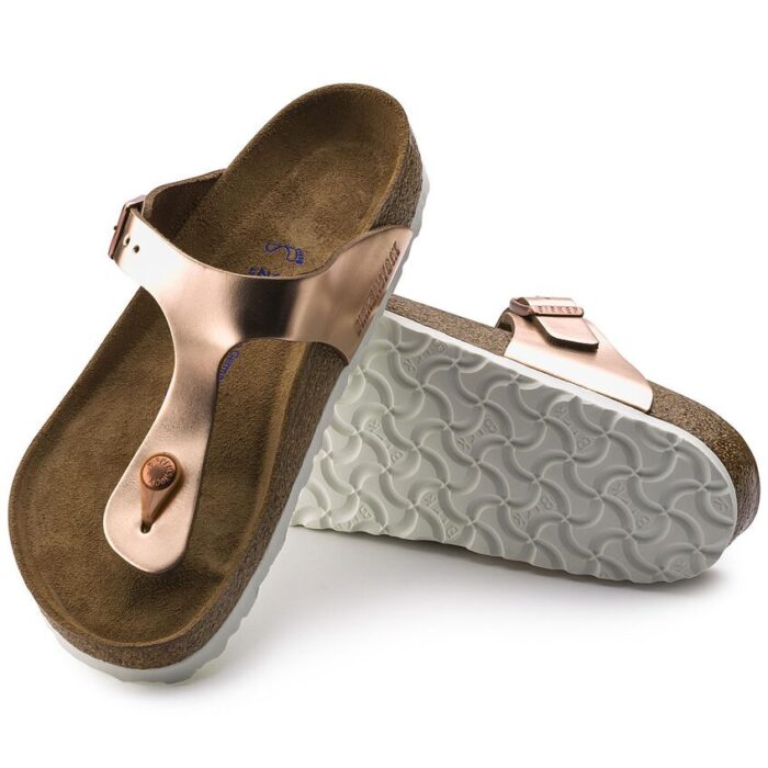 Birkenstock Gizeh Soft Regular Fit, Metallic Copper - Image 2