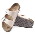 Birkenstock Arizona Vegan Narrow Fit Παντόφλα, Light Rose - Image 2