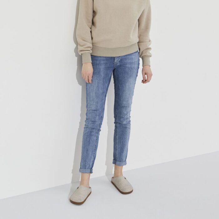 Birkenstock Zermatt Shearling Wool Felt Παντόφλα, Ecru - Image 2