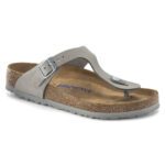Birkenstock Gizeh Soft Narrow Fit, Dove Grey
