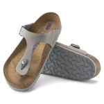 Birkenstock Gizeh Soft Narrow Fit, Dove Grey - Image 2