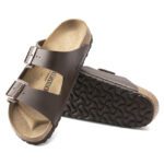 Birkenstock Arizona Narrow Fit Παντόφλα, Dark Brown - Image 2