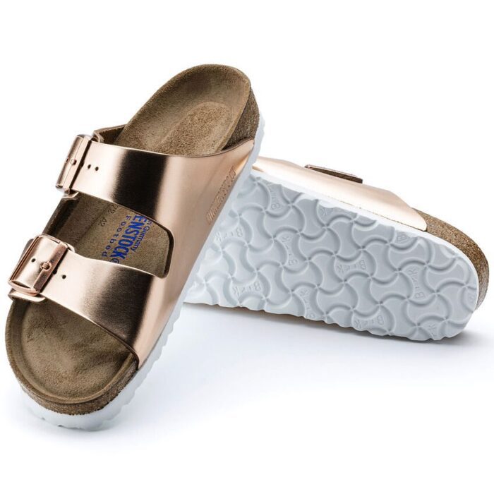 Birkenstock Arizona Soft Footbed, Metallic Copper - Image 2