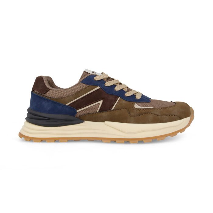 Paredes Ανδρικά Casual Sneakers Pedralba, Kαφέ-Mπλε - Image 3