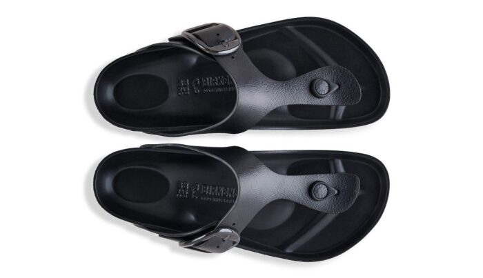 "Birkenstock" 'Gizeh' Big Buckle Eva Regular Fit Black - Image 5