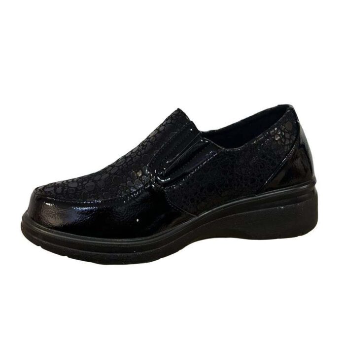 “Level” Anatomic Γυναικεία Ανατομικά Loafers Μαύρο - Image 3