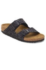 "Birkenstock" ‘Arizona’ Σανδάλια Γυναικεία 1030563-Syn Leo Black - Image 3