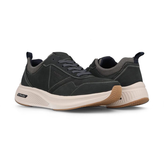"Paredes" Δερμάτινα Ultra light ( εξαιρετκά ελαφριά ) Ανδρικά Casual Sneakers Caibe Μπλε Σκούρο CP 26150 - Image 1