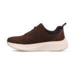 "Paredes" Ανδρικά Δερμάτινα (ultra light) Εξαιρετικά ελαφριά Casual Sneakers σκούρο καφέ CP 26150 - Image 3