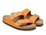 Birkenstock Arizona Nubuk Leather Burnt Orange - Image 2