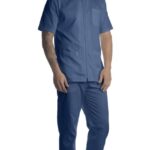 Ιατρική Στολή Unisex με φερμουάρ από 100% βαμβάκι