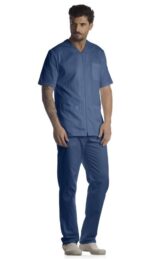 Ιατρική Στολή Unisex με φερμουάρ από 100% βαμβάκι