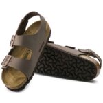 Birkenstock Milano Narrow Πέδιλο, Μαύρο - Καφέ - Image 4